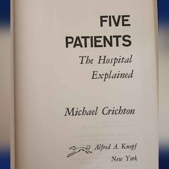 FIVE PATIENTS the hospital explained 1st edition published in 1970 - Picture 3 of 5